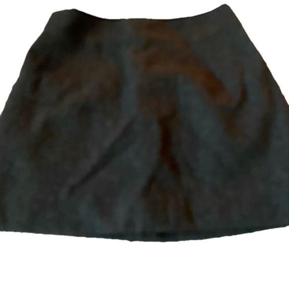 - J Crew Gray Flannel Skirt -8 gray wool /nylon